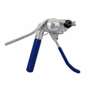 steel strapping tool manufactured in forged steel, it is used to install bands of 1/4” to 3/4”. Useful in tight areas with minimal access.