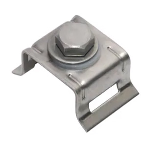 Available in stainless steel or galvanized carbon steel. Along with bands and buckles it is used to fix traffic signs, security devices and enclosures.