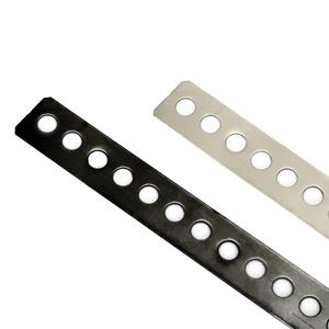 Evenly-spaced holes allow fastening with screws or nuts and bolts. It is easy to install with common hand tools. It can be coated with polyester or nylon 11.